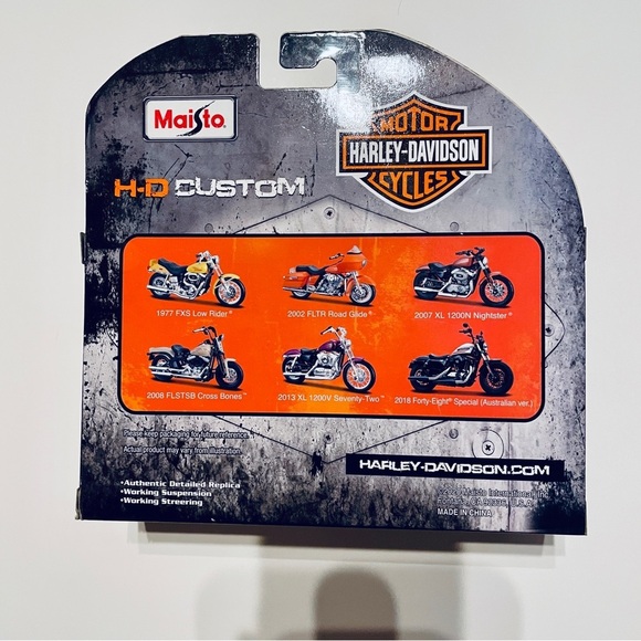 NIB Maisto Harley-Davidson Motorcycles 2002 FLTR Road Glide Model Series 38 - Picture 4 of 5